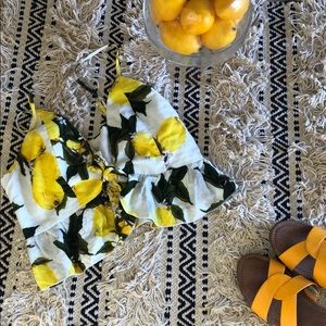 NWOT Tobi Lemon Crop, Adjustable, Size L 🍋